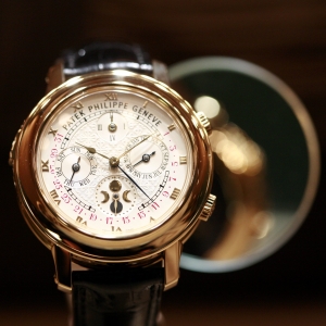 A watch by Patek Philippe.