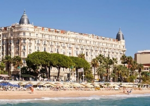 The Carlton Intercontinental hotel in Cannes, France.