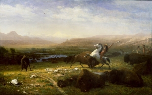 Albert Bierstadt&#039;s &#039;The Last of the Buffalo,&#039; circa 1888.