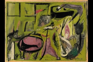 Willem de Kooning, Event in a Barn. Painted in 1947. Oil on canvas, 61 x 91.4 cm. Est. $5/7 million.