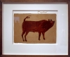Louis-Dreyfus' collection includes works by Bill Traylor. Pictured: Traylor's 'Pig with Corkscrew Tail.'