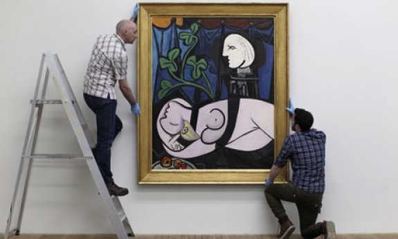 Pablo Picasso&#039;s Nude, Green Leaves and Bust is the most expensive painting ever sold at auction.