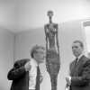 Alberto Giacometti (left).