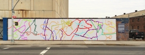 Paul Campbell&#039;s mural at the Brooklyn Navy Yard.