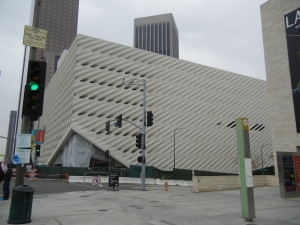 The Broad Museum under construction.