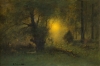 George Inness' 'Sunrise in the Woods,' 1887 was gifted to the Sterling and Francine Clark Art Institute by Frank and Katherine Martucci.