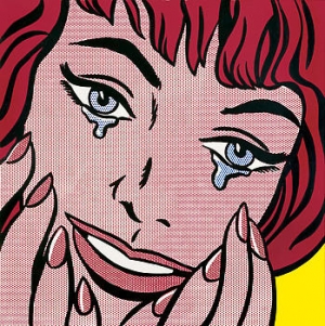 Roy Lichtenstein&#039;s Happy Tears. Lichtenstein will be on view at ArtRio.