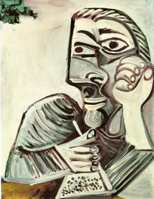 Pablo Picasso&#039;s &#039;Bust of a Man Writing,&#039; 1971 will be offered at the sale of Jan Kruiger&#039;s collection at Christie&#039;s in November. 