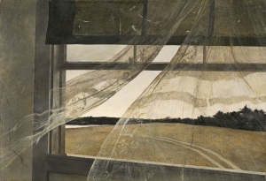 Andrew Wyeth&#039;s &#039;Wind from the Sea,&#039; 1947.