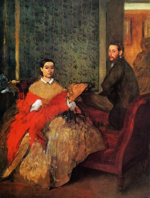 Edgar Degas&#039; &quot;Edmondo and Therese Morbilli.&quot;