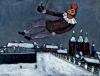 Marc Chagall's 'Rooster Man Above Vitebsk,' 1925.