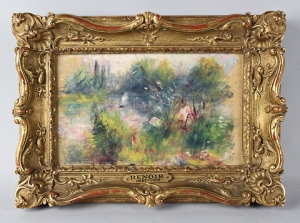 Pierre-Auguste Renoir’s ‘Paysage bords de Seine (On the Shore of the Seine),’ 1879.