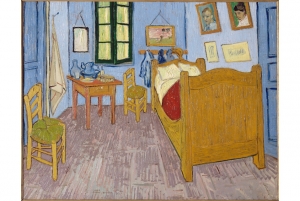 Vincent van Gogh&#039;s &#039;van Gogh&#039;s Bedroom in Arles,&#039; 1989. Oil on canvas.