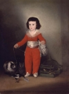 Francisco de Goya's portrait of Manuel Osorio Manrique de Zuñiga, 1787-88.