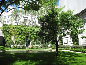The Russell Page garden at the Frick.