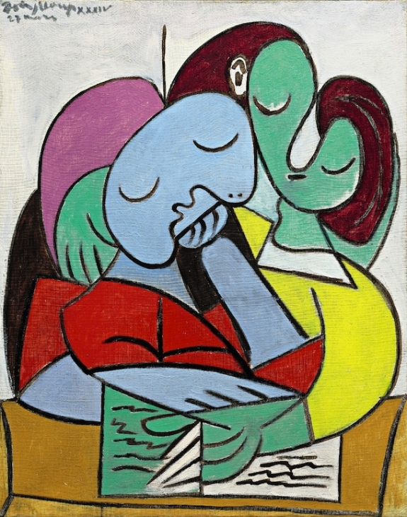 &quot;Femmes Lisant (Deux Personnages)&quot; (1934) by Pablo Picasso. The work will lead Sotheby&#039;s May Impressionist and Modern art sale in New York and is estimated to bring $25 million to $35 million.