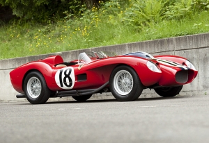 A 1957 Ferrari 250 Testa Rossa Prototype. The car is the star lot of Gooding &amp; Company&#039;s auctions Aug. 20-21. It is expected to fetch a record price of more than $13 million.