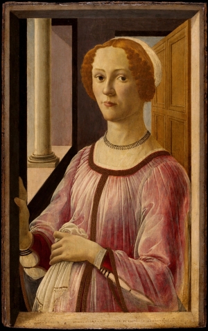 Sandro Botticelli&#039;s &#039;Portrait of a Lady (Smeralda Bandinelli).&#039;