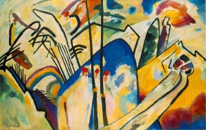 Wassily Kandinsky&#039;s &#039;Composition IV,&#039; 1911 (not part of the forgery scandal).