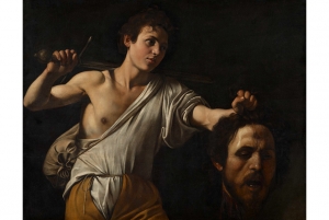 Caravaggio&#039;s &#039;David with the Head of Goliath,&#039; circa 1600.
