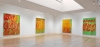 Installation view of Cy Twombly's "Last Paintings"