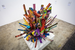 The sale will include works by John Chamberlain.