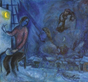  Marc Chagall&#039;s &#039;Hommage au passé,&#039; 1944.