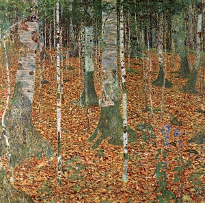 Gustav Klimt&#039;s &#039;Birch Forest,&#039; 1903.
