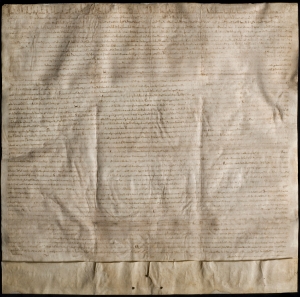 The Lincoln Cathedral Exemplar of the Magna Carta.