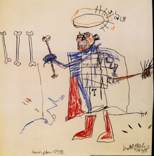 Jean-Michel Basquiat&#039;s &#039;Ribs, Ribs.&#039; 1982.