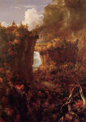 Thomas Cole&#039;s &#039;Portage Falls on the Genesee,&quot; 1839.