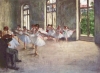A painting of dancers by Edgar Degas.