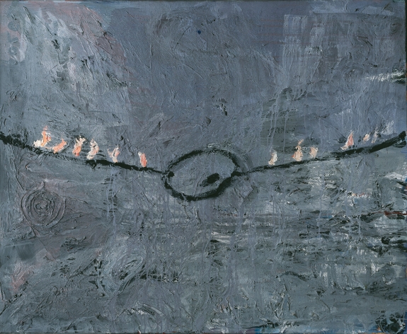 Anselm Kiefer&#039;s &#039;Palette on a Rope (Palette am Seil,&#039; 1977. 