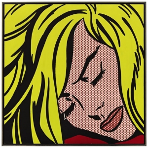 &quot;Sleeping Girl&quot; by Roy Lichtenstein. The painting had been in the collection of Phil and Beatrice Gersh since 1964. 