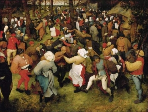 Pieter Bruegel the Elder&#039;s &#039;The Wedding Dance,&#039; circa 1566.