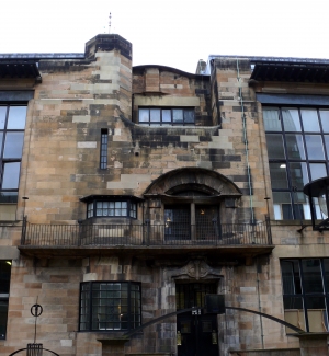 The Glasgow School of Art&#039;s Mackintosh Building post-fire.
