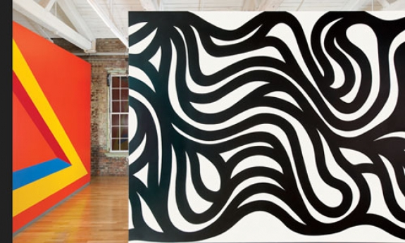 Sol Lewitt&#039;s wall drawings at Mass MoCA.