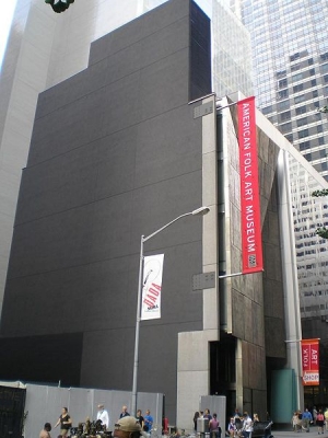 The exterior of the American Folk Art Museum in New York.