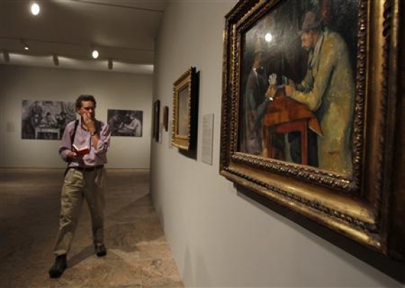 Cezanne's Card Player paintings to be shown in NY