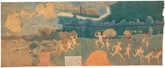 Henry Darger&#039;s &quot;At Jullo Callio. And Again Escape...