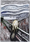 Andy Warhol's 'The Scream (After Edvard Munch),' 1984.