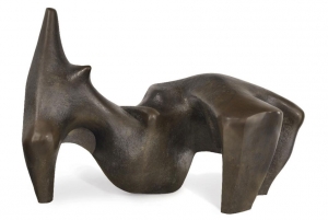 Henry Moore&#039;s &#039;Reclining Figure,&#039; 1969-1970.