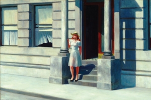 Edward Hopper&#039;s &#039;Summertime,&#039; 1943. 