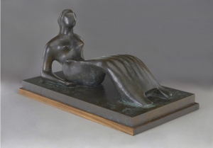 Henry Moore&#039;s &#039;Working Model for Reclining Figure: Bone Skirt,&#039; 1977-1979, from the estate of Lauren Bacall.