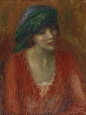 William Glackens &#039;Woman in Red Dress,&#039; circa 1918. 