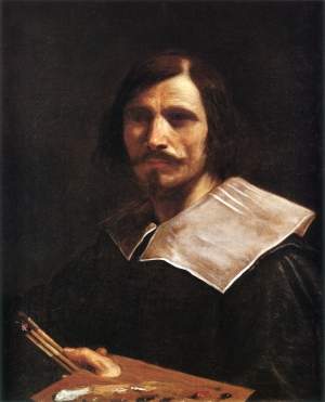 Self-portrait by Guercino.
