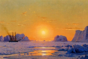 William J. Bradford&#039;s &#039;Off the Greenland Coast Under the Winter Sun,&#039; 1873.