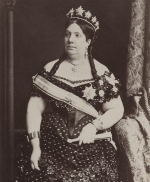 Queen Isabella II of Spain.