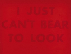 Ed Ruscha&#039;s &#039;I Just Can&#039;t Bear to Look,&#039; 1973.
