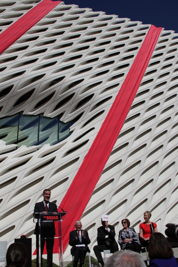The opening of The Broad earlier this year.